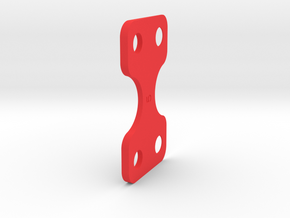 5 Deg GFRP Kick up Shim in Red Processed Versatile Plastic