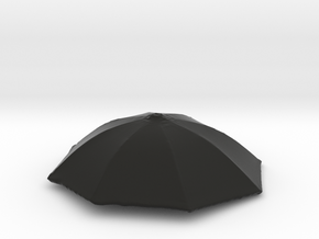 1/24 Realiastic Umbrella Top for Auto Diorama in Black Natural Versatile Plastic