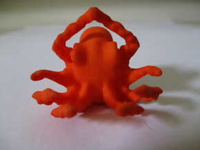 OctoPendant in Orange Processed Versatile Plastic