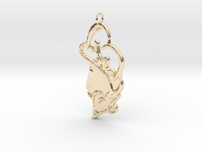 Exquisite Flower - Large in 14k Gold Plated Brass