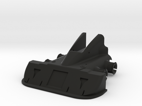 CW Dragstrip Front Spoiler pt1 - Spoiler in Black Natural Versatile Plastic
