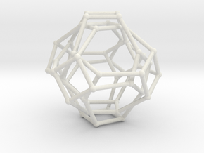 Cayley Graph of the 1x2x3 (octahedron) in White Natural Versatile Plastic