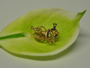 Knot-leaf in Polished Brass