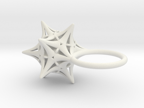 Ersilia -Ring- in White Natural Versatile Plastic