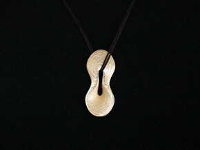 M2 Pendant (#2406) in Polished Gold Steel