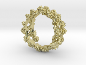 DNA Ring in 18k Gold Plated Brass: 5 / 49