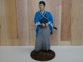 Japanese last samurai group "Shinsengumi" miniture in Full Color Sandstone: Medium
