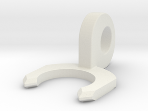 Bodwen Tube Locking Clip in White Natural Versatile Plastic