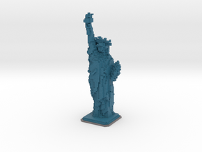 Statue of Liberty in Minecraft in Full Color Sandstone