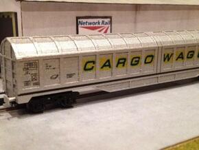 N Gauge IWA Wagon in Tan Fine Detail Plastic