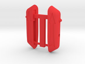 PAP Aufsatz (2 Stück) in Red Processed Versatile Plastic
