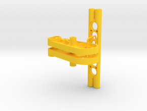 W01001-01 CW-01 Lower Rear Shock Mount in Yellow Processed Versatile Plastic