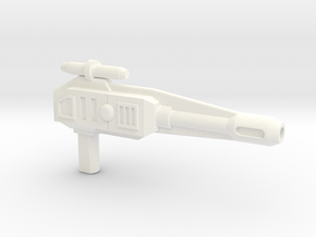 ZT01E Gun for Dragstrip CW in White Processed Versatile Plastic