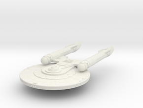 Baker Class REFIT  New Axanar Ship in White Natural Versatile Plastic