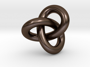 knot in Polished Bronze Steel