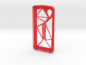 NEXUS 5 Case Modified in Red Processed Versatile Plastic