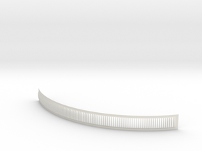 DeAgo Millennium Falcon Engine Grill fins curve in White Natural Versatile Plastic