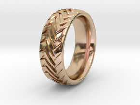 Ripper 1  in 14k Rose Gold Plated Brass: 9 / 59