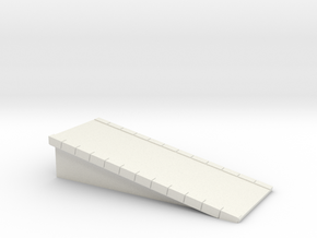 N Scale Platform #1 Ramp in White Natural Versatile Plastic