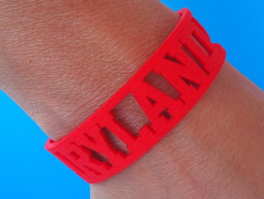 Maryland Cuff in Red Processed Versatile Plastic