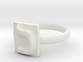 11 Kaf Ring in White Natural Versatile Plastic: 7 / 54