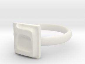 24 Mem-sofit Ring in White Natural Versatile Plastic: 7 / 54