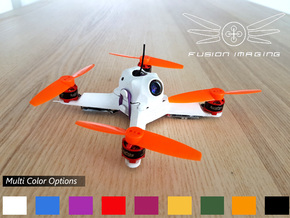 Fusion Micro FPV Frame 114 in White Processed Versatile Plastic