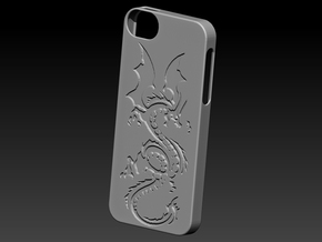 iPhone 5 Dragon 2 in White Natural Versatile Plastic