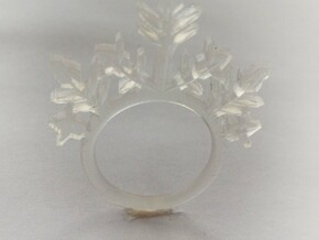 Snowflake style 3 size 7 in Tan Fine Detail Plastic