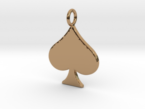 QoS Pendant  in Polished Brass