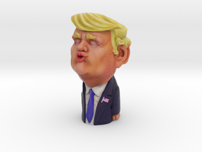 The Kiss Of TRUMP in Full Color Sandstone