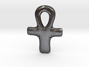 Ankh in Polished and Bronzed Black Steel