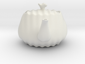 Nizaro T Pot Design04 in White Natural Versatile Plastic: Small