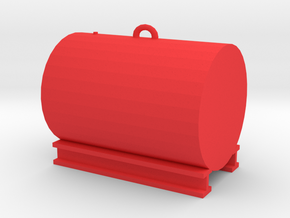 500 Gallon Tank 1:50 Scale in Red Processed Versatile Plastic