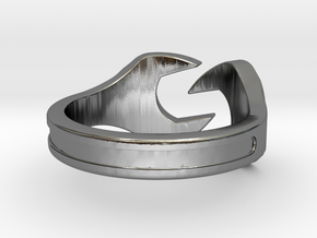 Wrench Ring in Polished Silver: 5 / 49