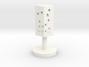 Star Night Light in White Processed Versatile Plastic
