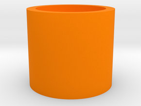 杯子 in Orange Processed Versatile Plastic: Medium