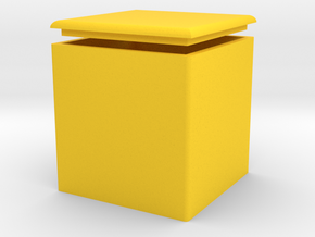 Storage chairs in Yellow Processed Versatile Plastic