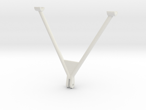 24-M-8 Katyusha Launcher Support Fork Scale 1:35 in White Natural Versatile Plastic