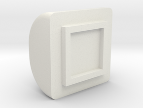 Light Cube Cover in White Natural Versatile Plastic