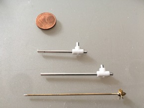 2mm stern tube oil connectors in White Processed Versatile Plastic