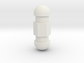  Replacement Elbow Pin for Rockin' Action Megaman in White Natural Versatile Plastic