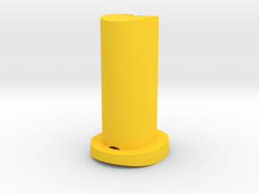 GF5 Plus 15 Caster Insert (Yellow) in Yellow Processed Versatile Plastic