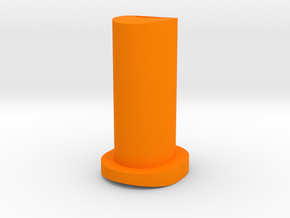 GF5 Plus 10 Caster Insert (Orange) in Orange Processed Versatile Plastic