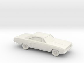 1/87 1968-70 Plymouth GTX in White Natural Versatile Plastic