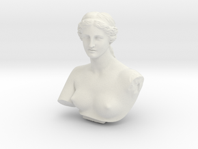 Venus de Milo in White Natural Versatile Plastic: Medium