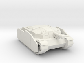 Zrinyi II with side armor Hungarian ww2 tank  in White Natural Versatile Plastic
