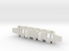 E-100 Track part 1 (lead)  1/16 in White Natural Versatile Plastic