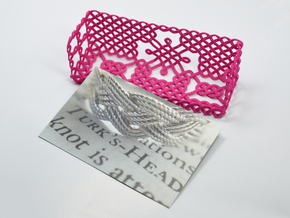 Woven Business Card Holder in White Processed Versatile Plastic