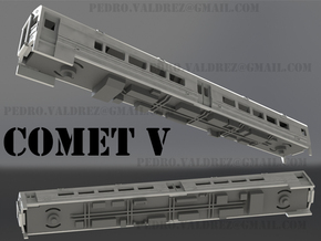 Comet V Chassis N Scale in White Natural Versatile Plastic